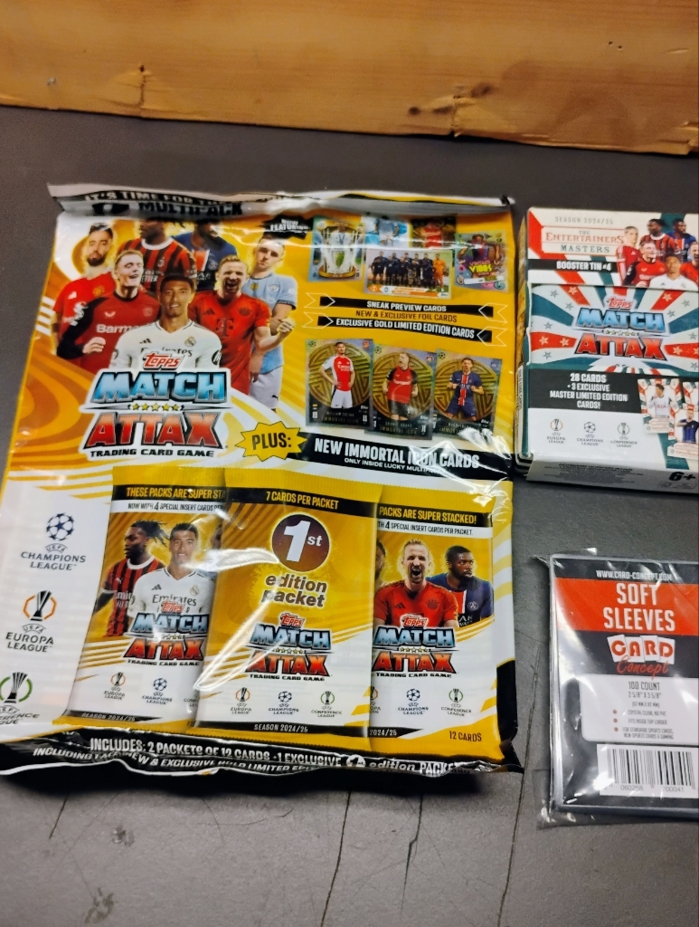 Topps Match Attax Pack bundle - Yellow White Black